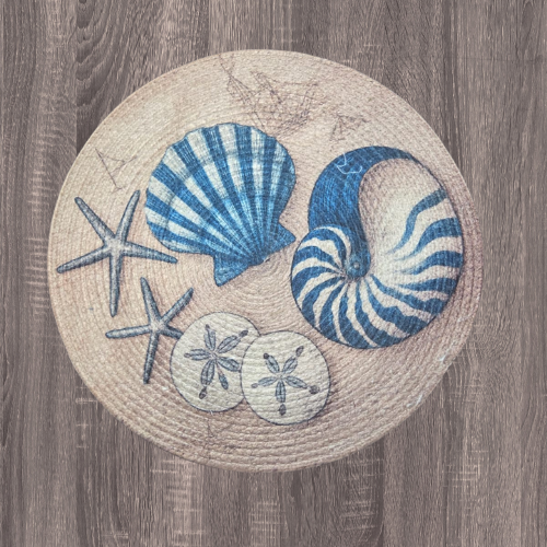 Seaside Treasures Printed Woven Mat